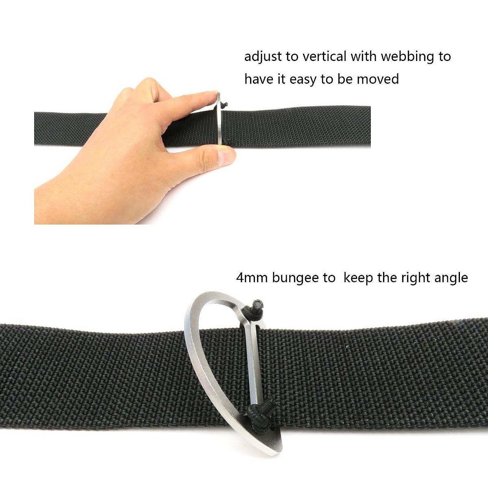 Scuba Weight Belt Keeper Buckl - D Ring Strap 评论和价格