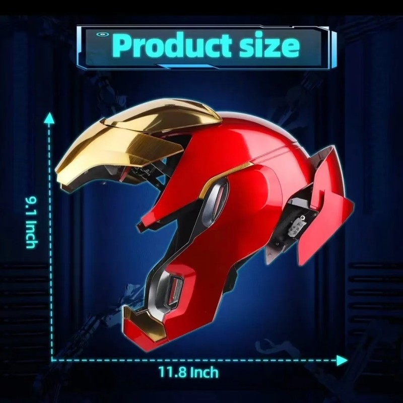 MK50 Iron Man Wearable Helmet  - Cosplay Fire Prop 评论和价格