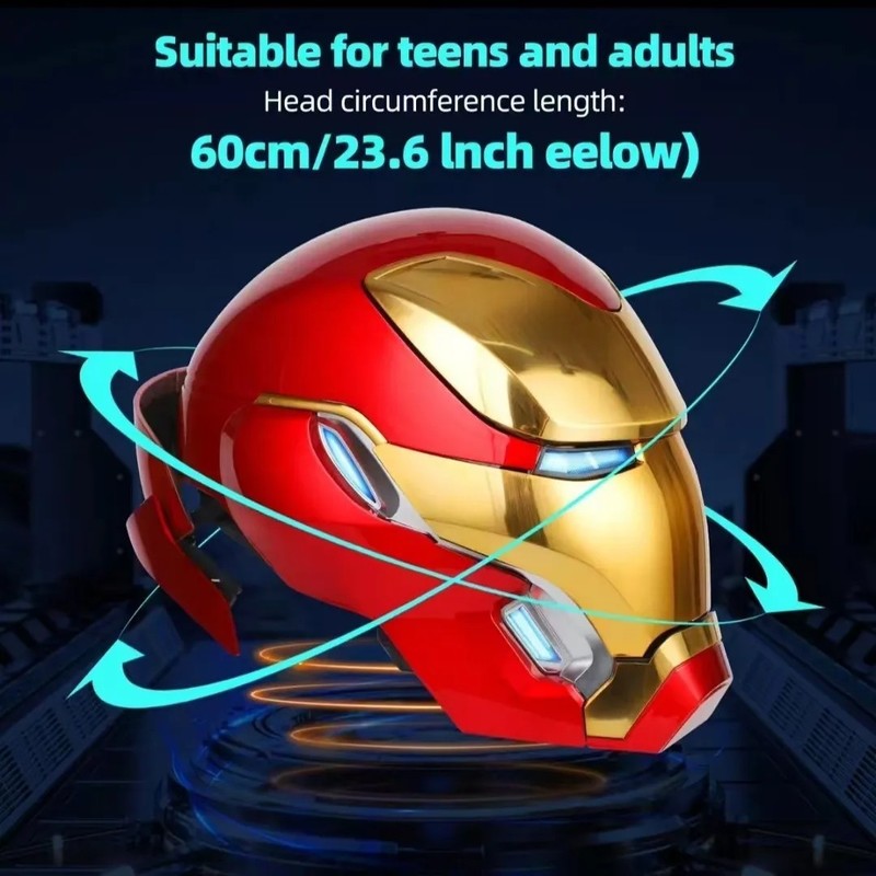 MK50 Iron Man Wearable Helmet  - Cosplay Fire Prop 评论和价格